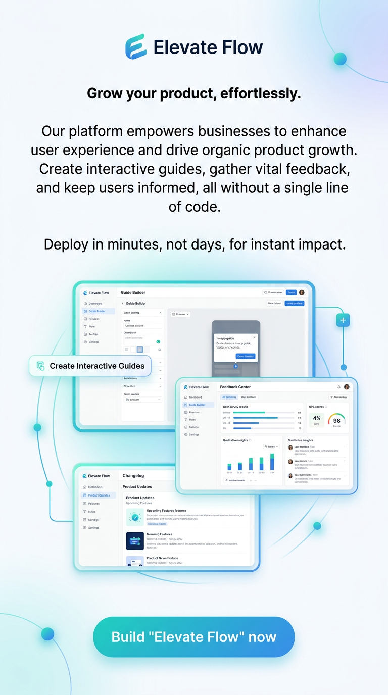 Grow your product, effortlessly.