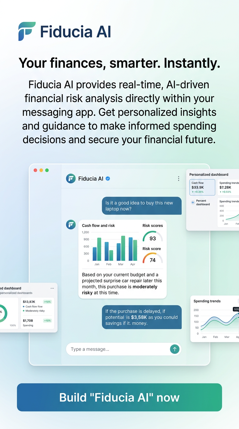 Your finances, smarter. Instantly.