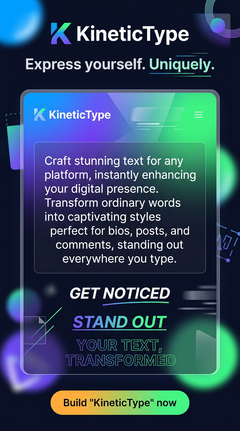 Express yourself. Uniquely.