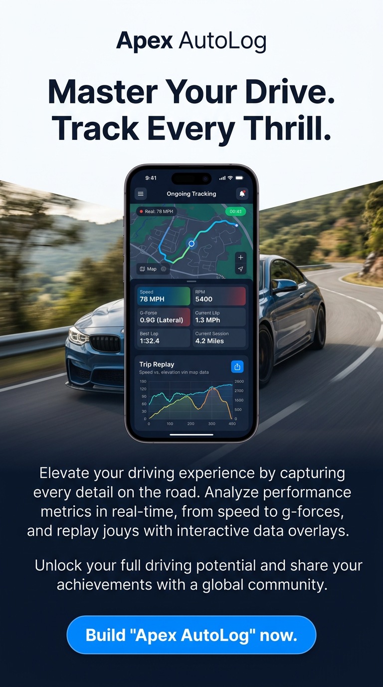 Master Your Drive. Track Every Thrill.