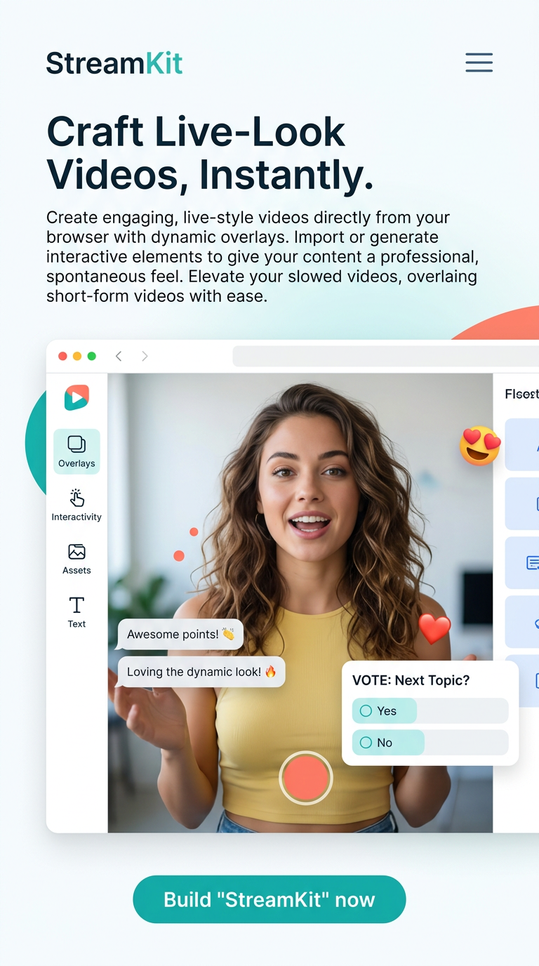 Craft Live-Look Videos, Instantly.