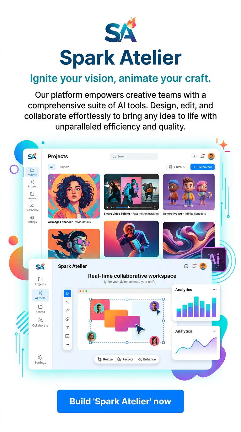 Ignite your vision, animate your craft.