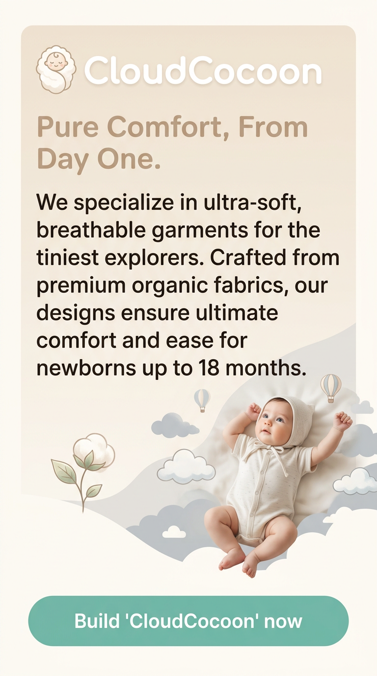 Pure Comfort, From Day One.