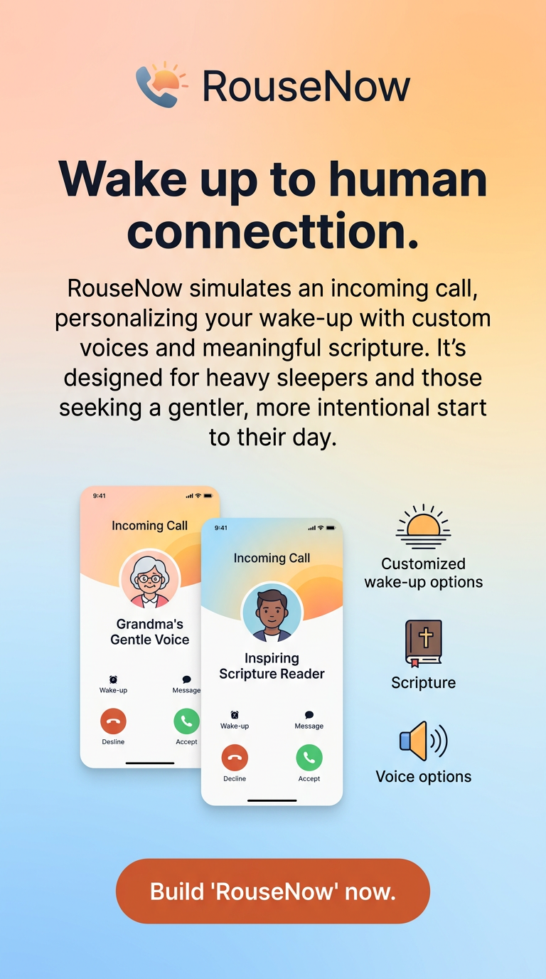 Wake up to human connection.