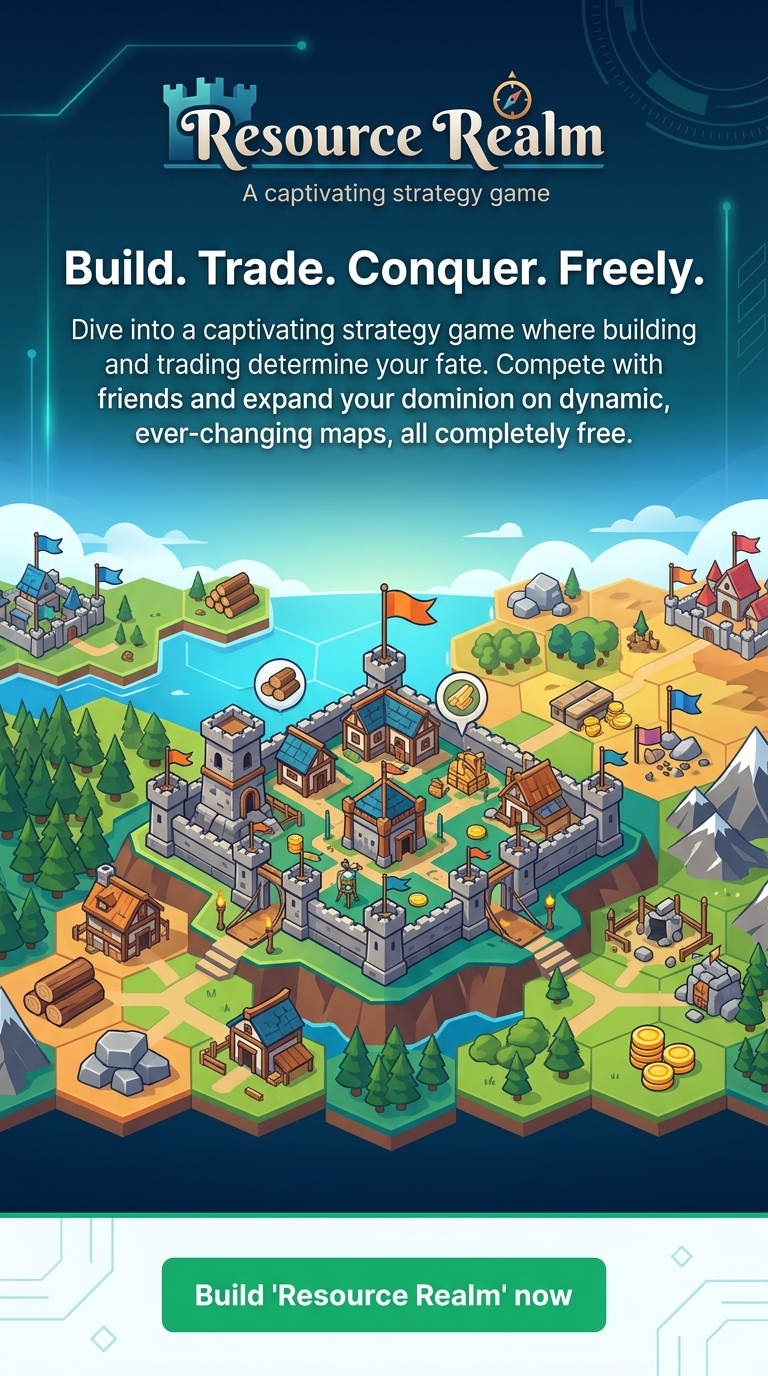 Build. Trade. Conquer. Freely.