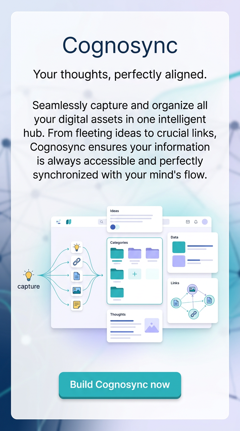 Your thoughts, perfectly aligned.