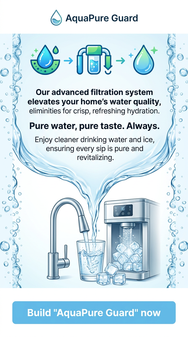 Pure water, pure taste. Always.