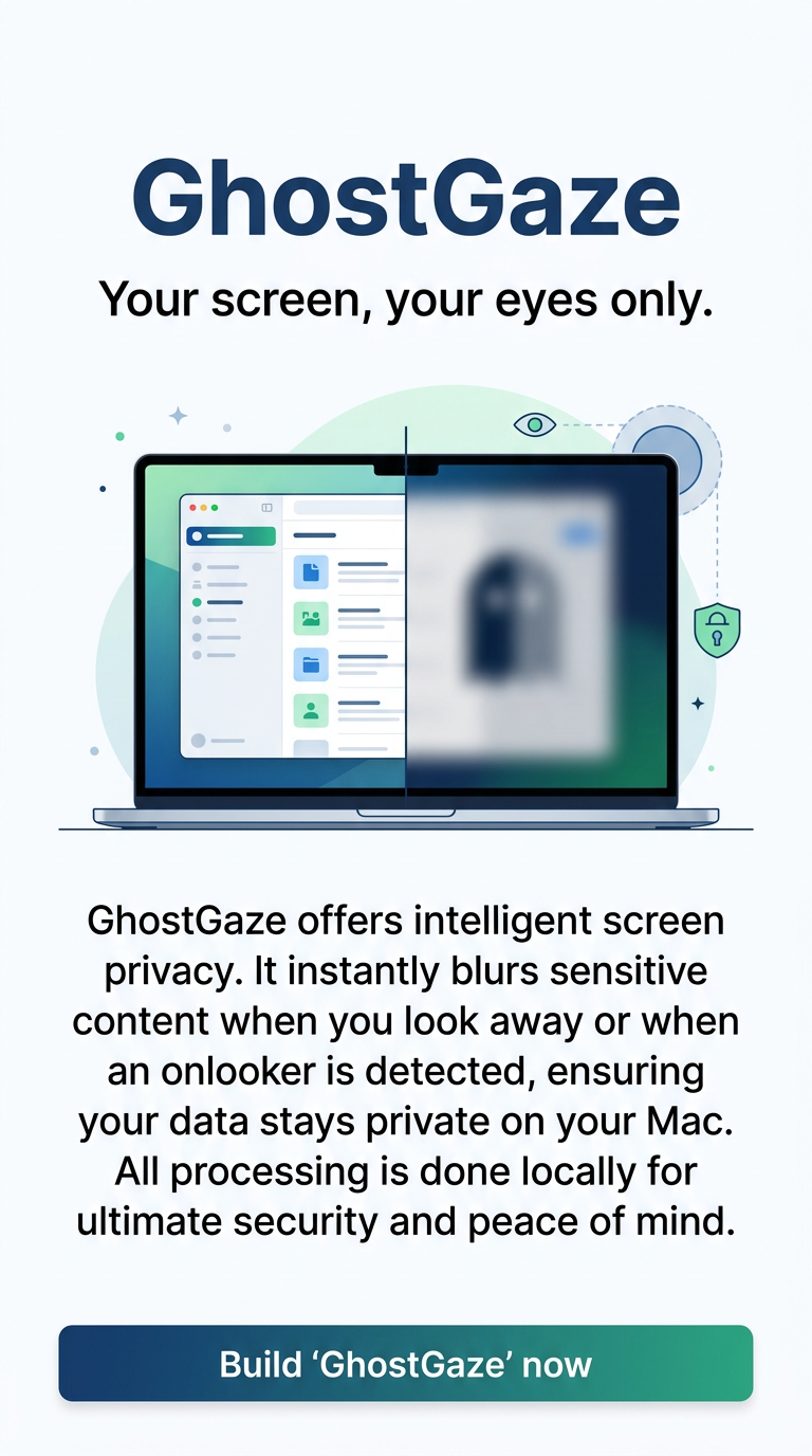 Your screen, your eyes only.