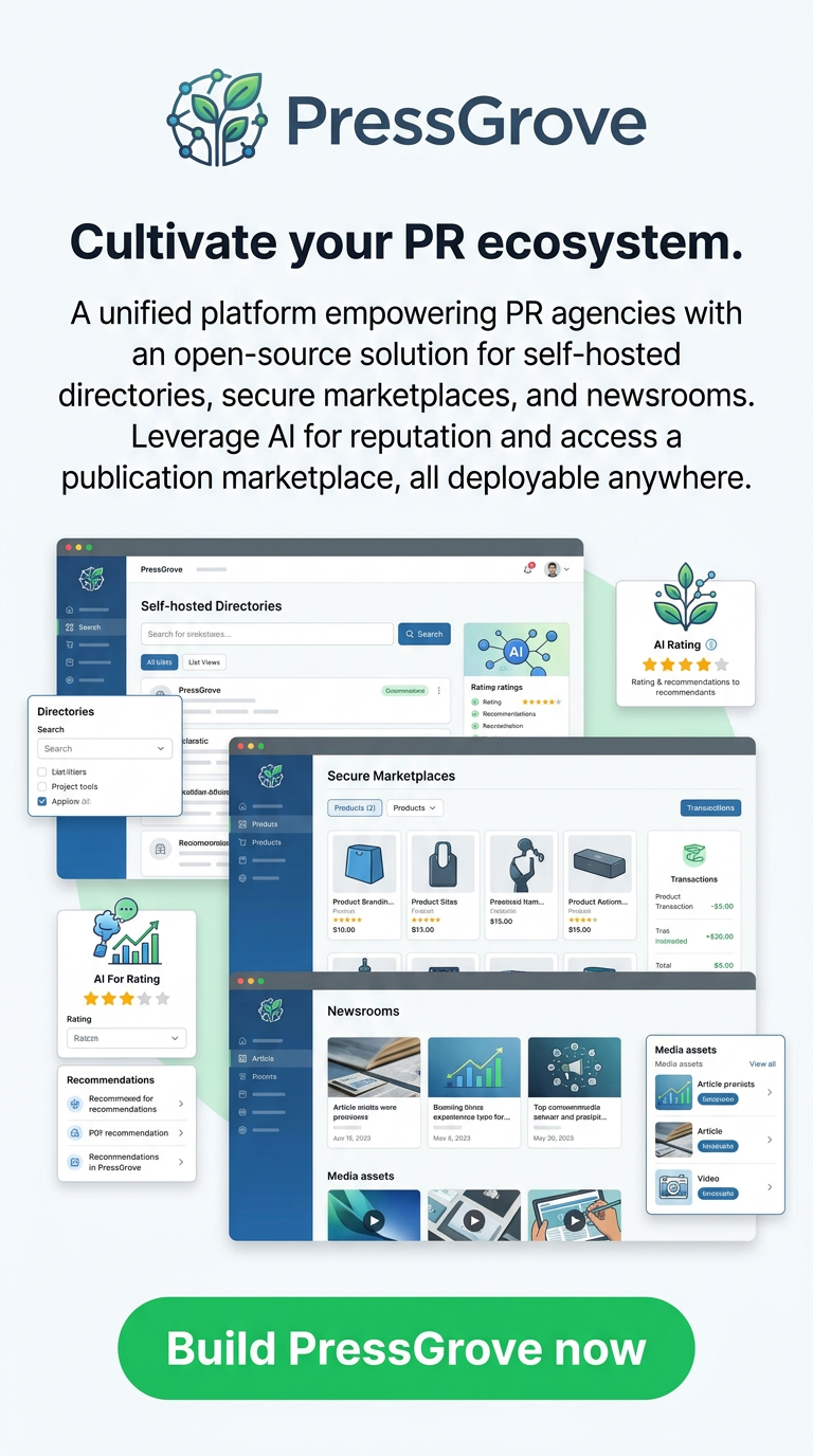 Cultivate your PR ecosystem.