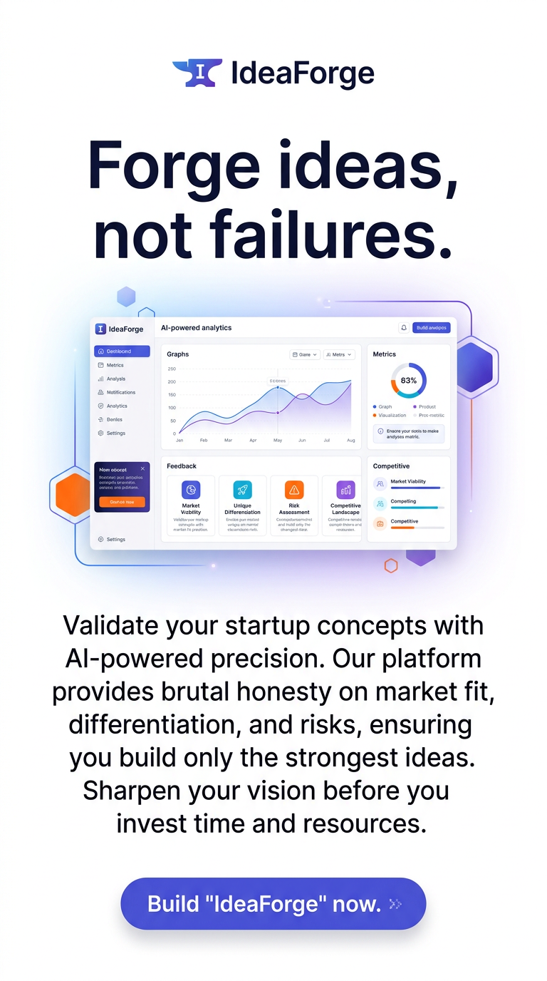 Forge ideas, not failures.