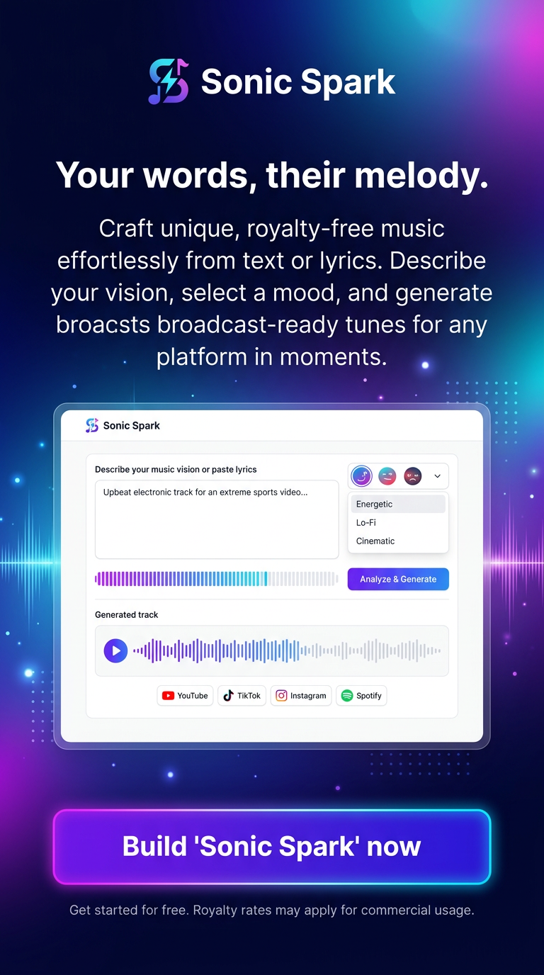 Your words, their melody.