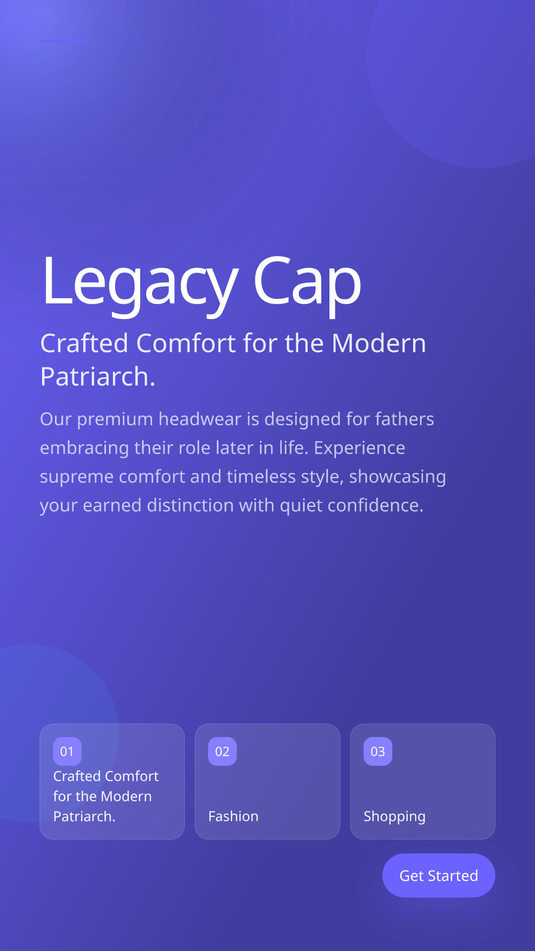 Crafted Comfort for the Modern Patriarch.