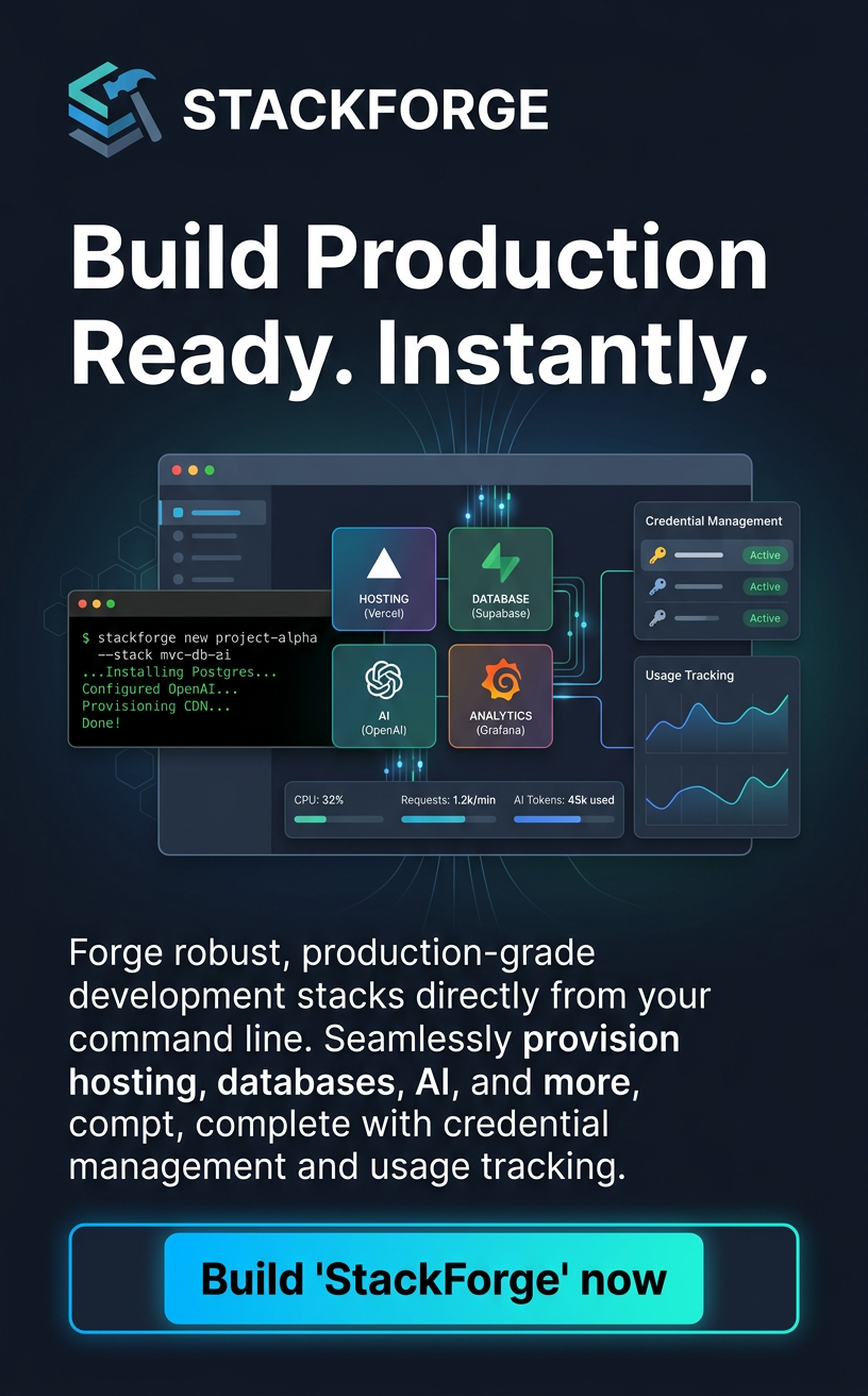 Build Production Ready. Instantly.