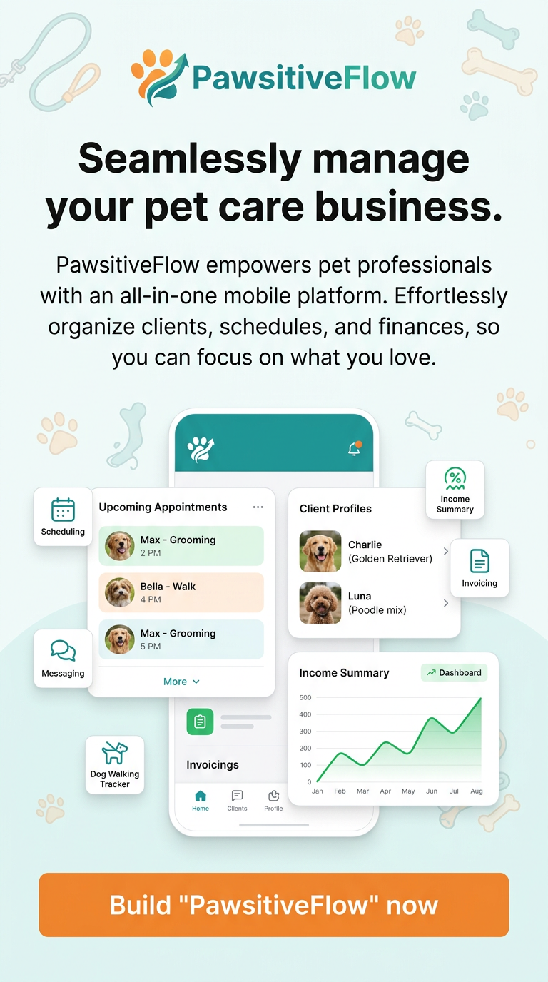 Seamlessly manage your pet care business.