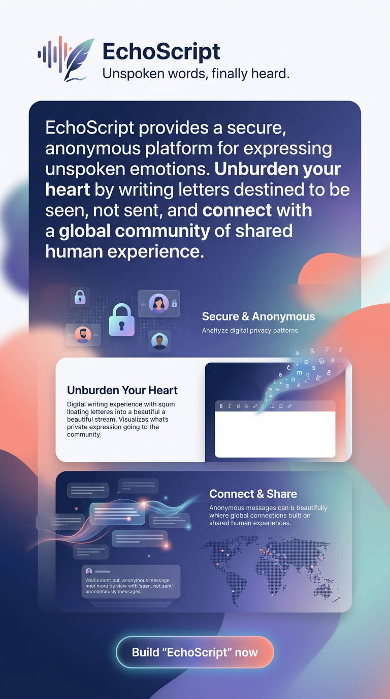 Unspoken words, finally heard.