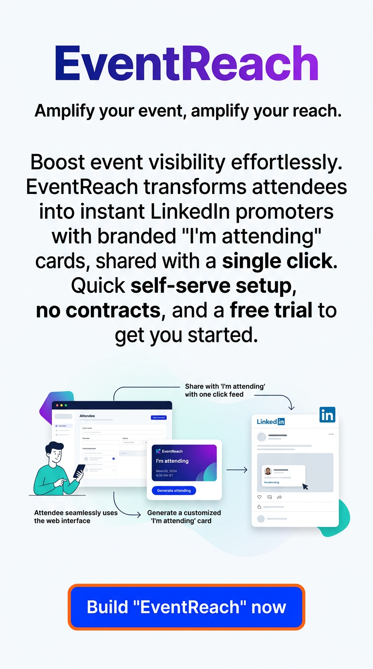 Amplify your event, amplify your reach.
