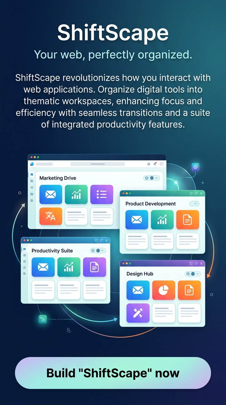 Your web, perfectly organized.