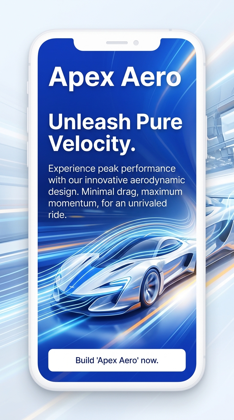 Unleash Pure Velocity.