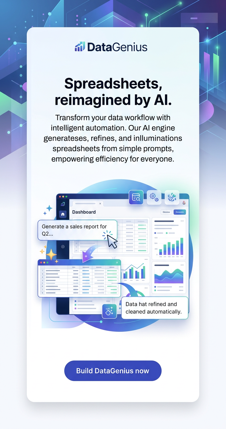Spreadsheets, reimagined by AI.