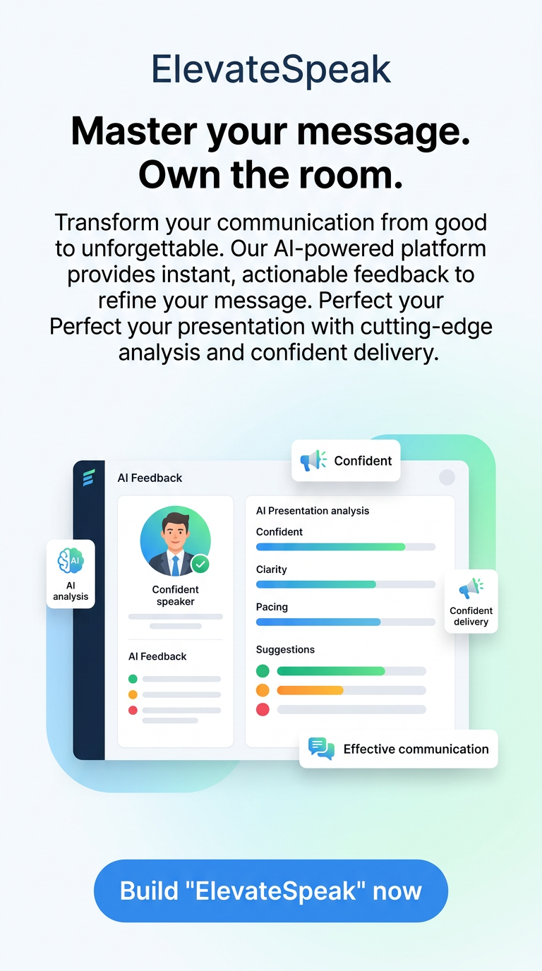 Master your message. Own the room.