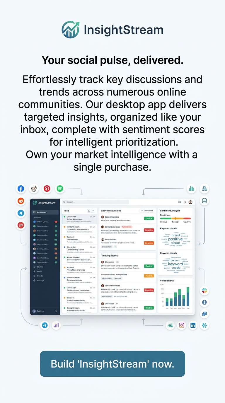 Your social pulse, delivered.