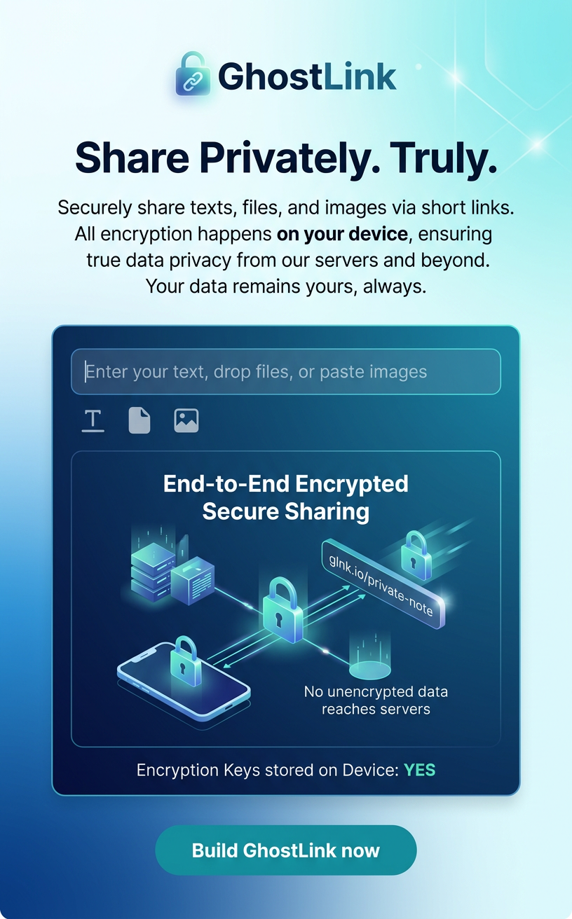 Share Privately. Truly.