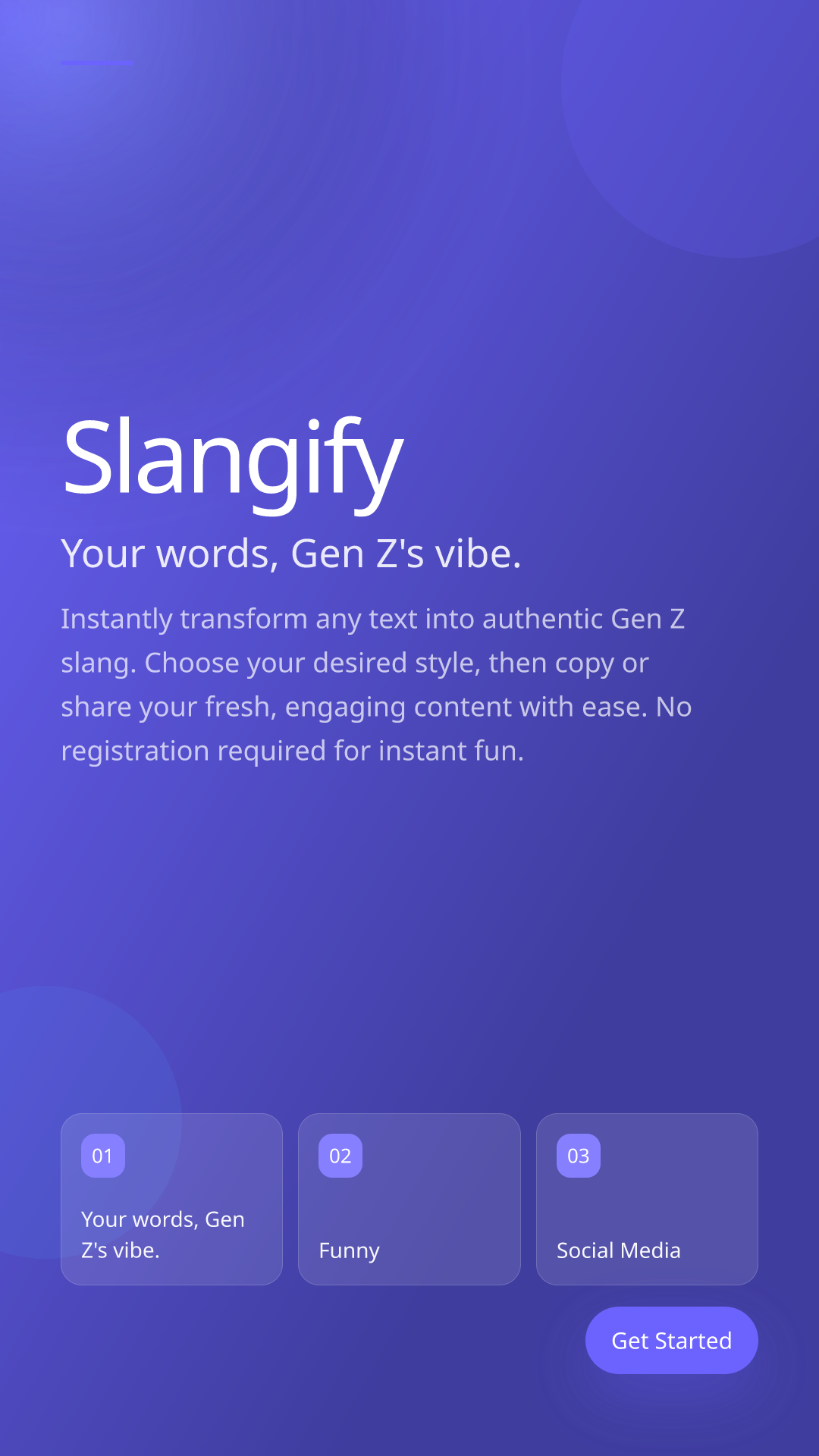 Your words, Gen Z's vibe.