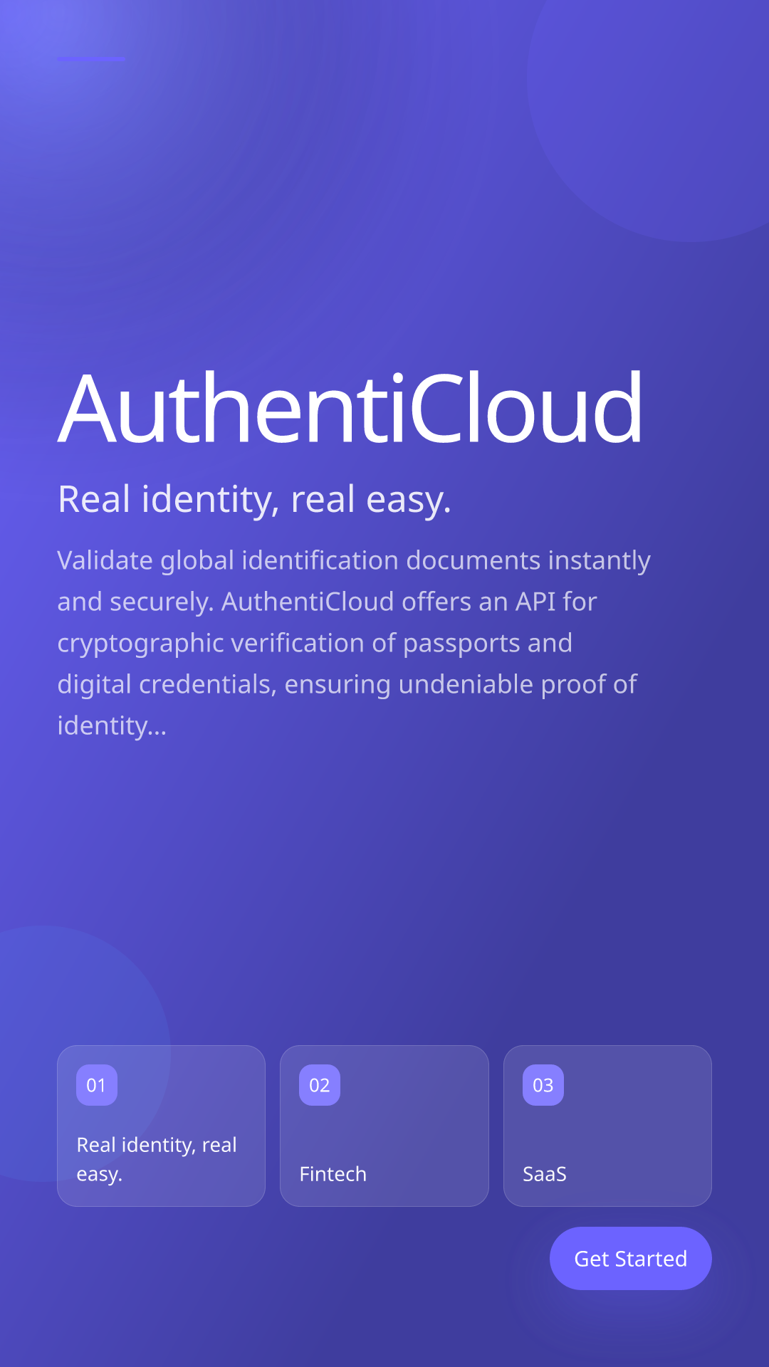 Real identity, real easy.