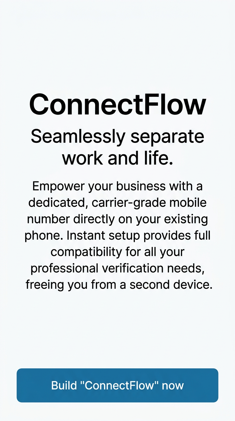 Seamlessly separate work and life.