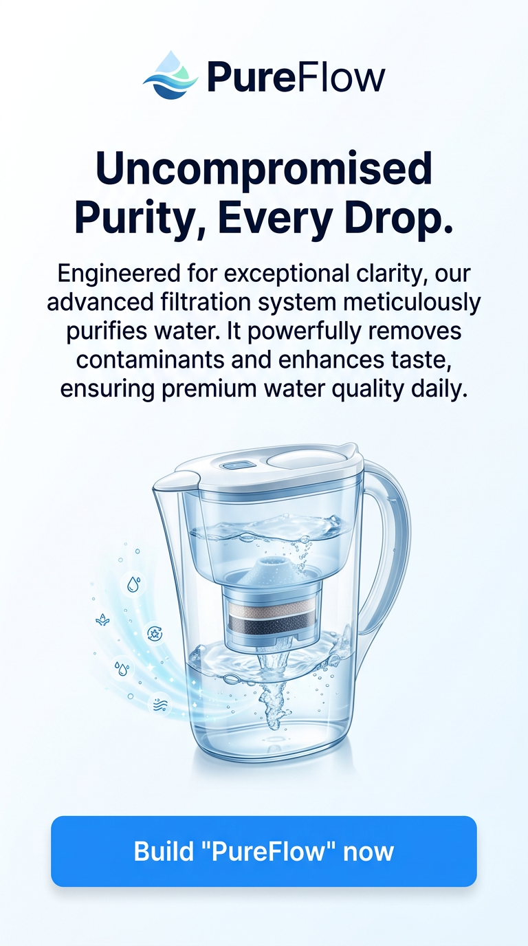 Uncompromised Purity, Every Drop.