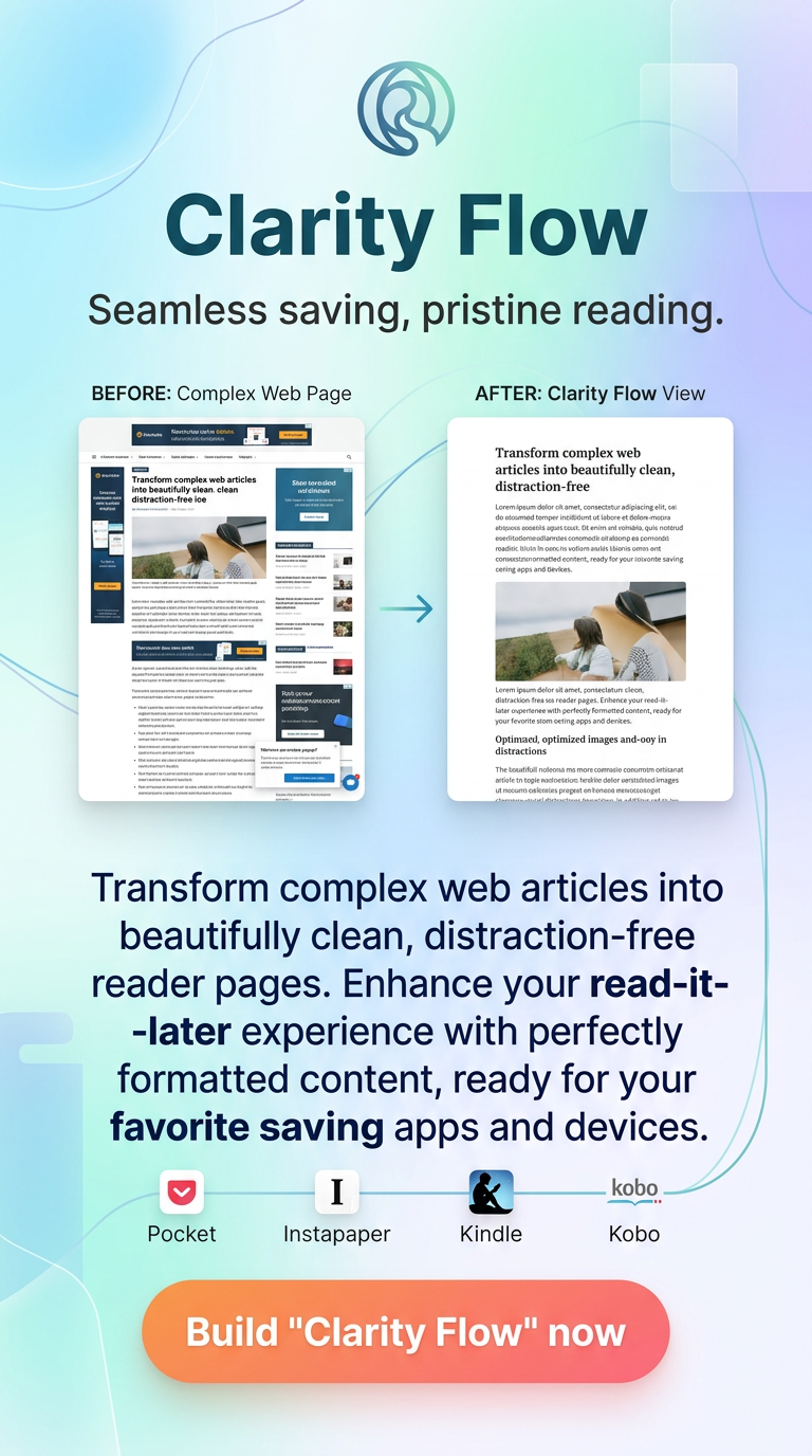 Seamless saving, pristine reading.