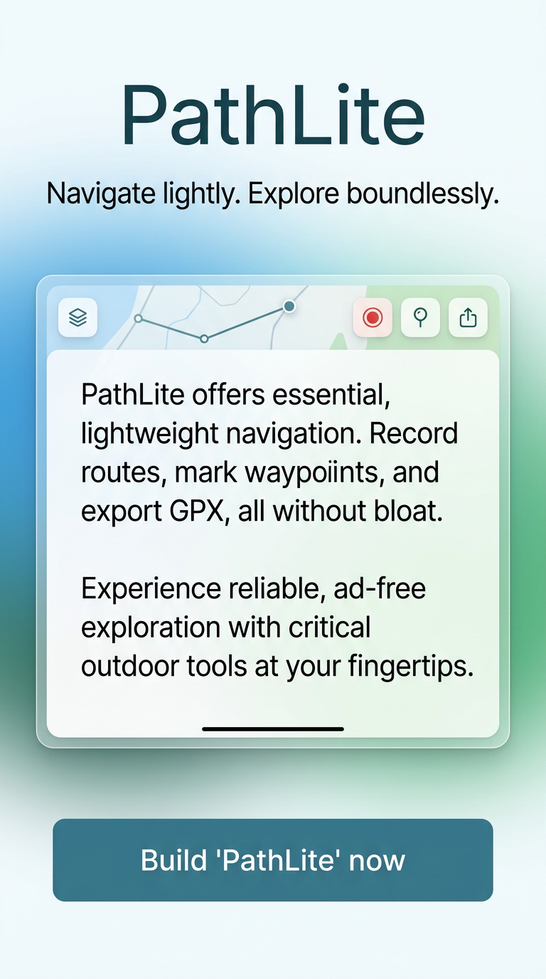 Navigate lightly. Explore boundlessly.