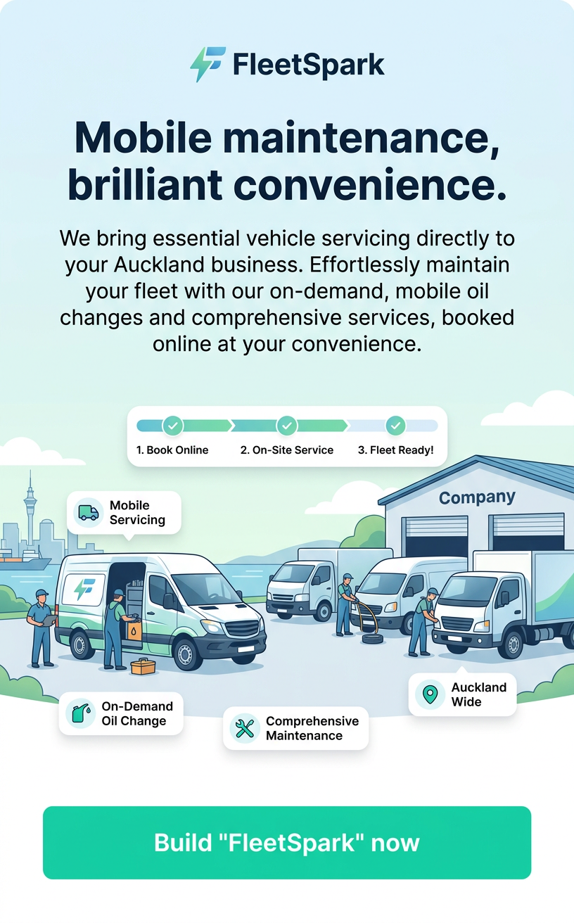 Mobile maintenance, brilliant convenience.
