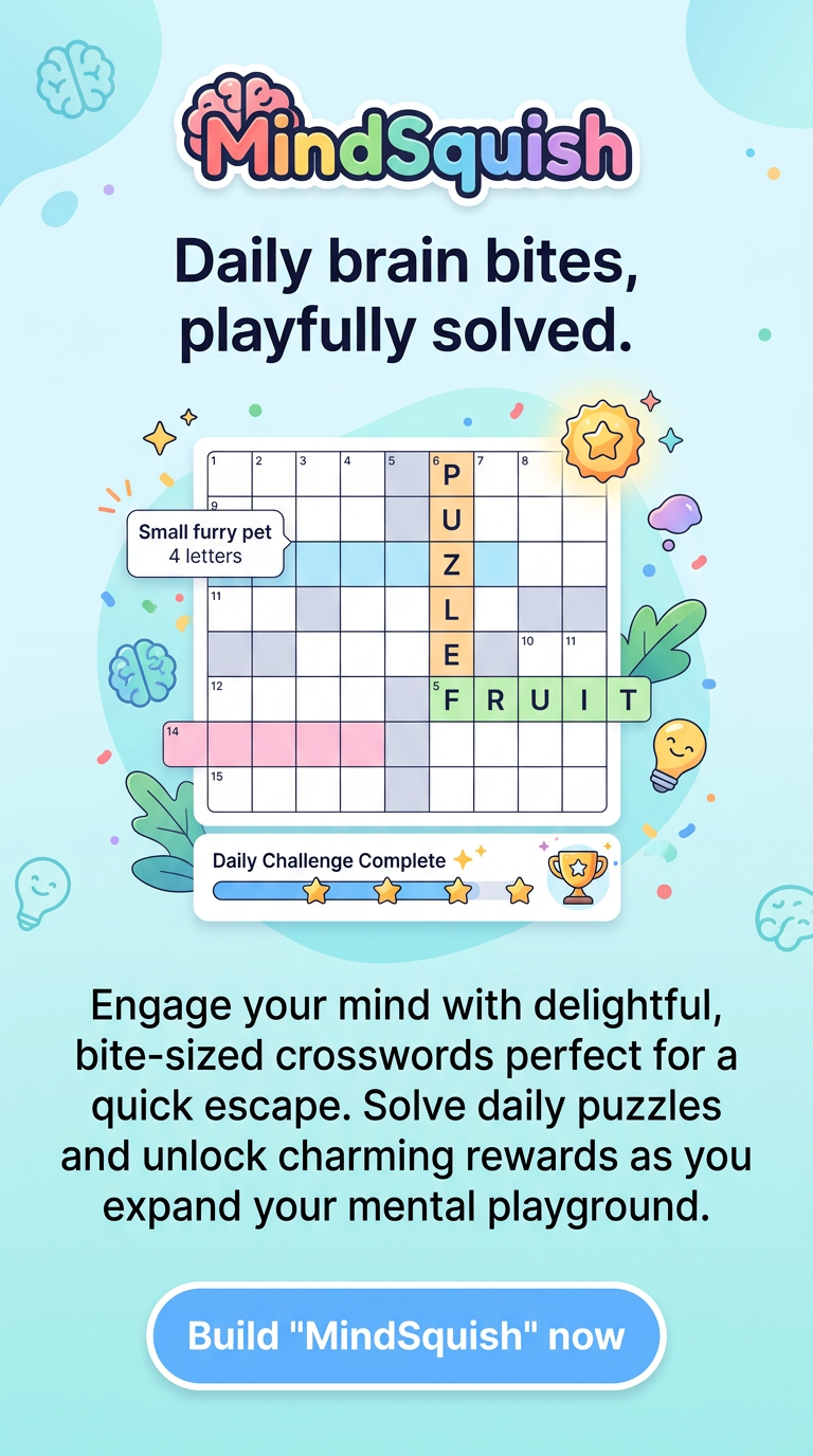 Daily brain bites, playfully solved.