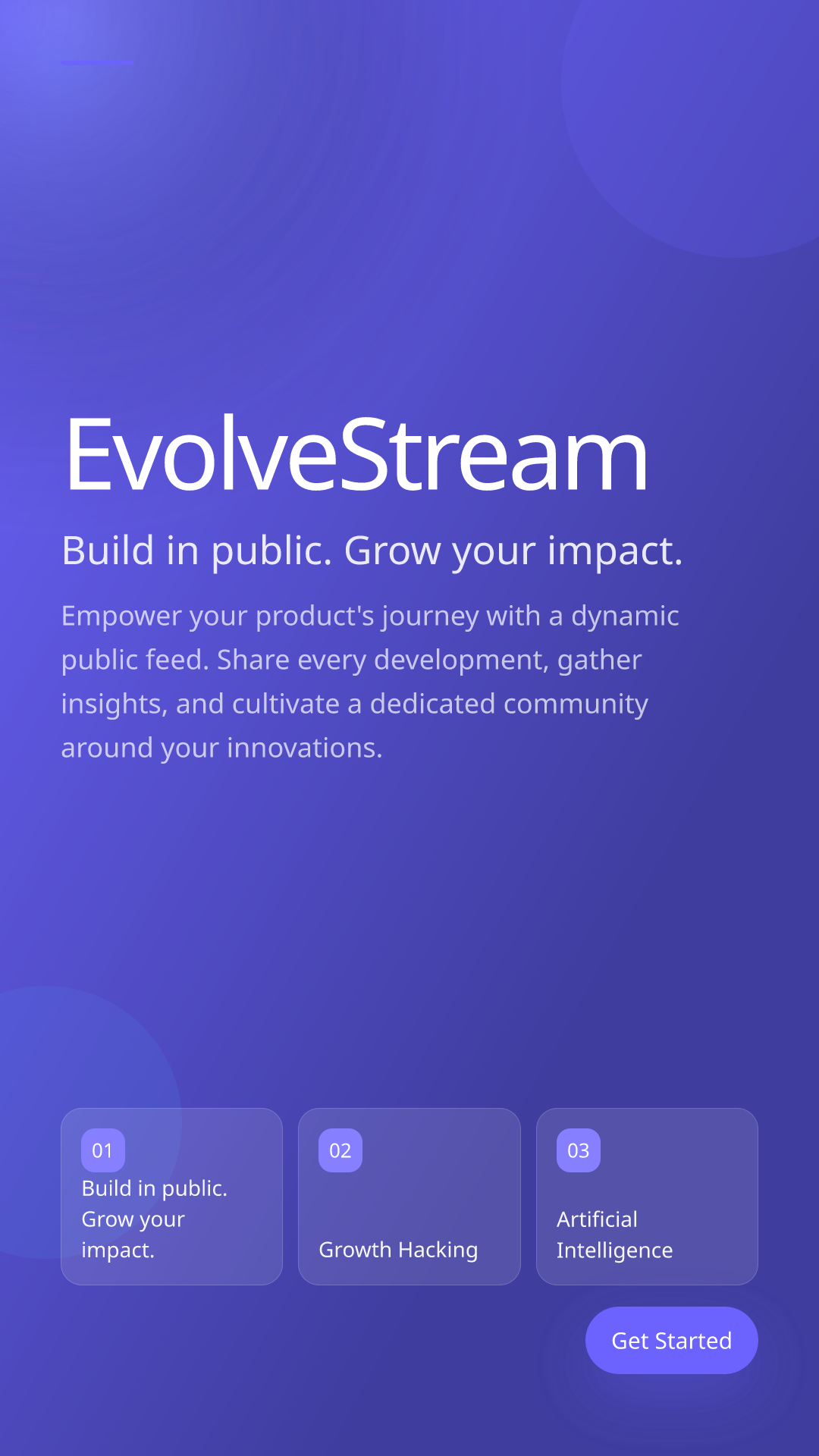 Build in public. Grow your impact.