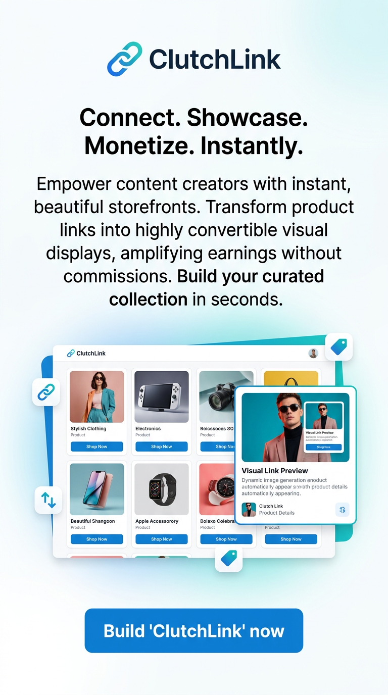 Connect. Showcase. Monetize. Instantly.