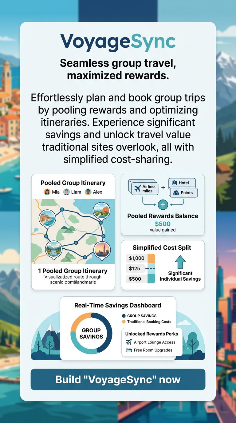 Seamless group travel, maximized rewards.