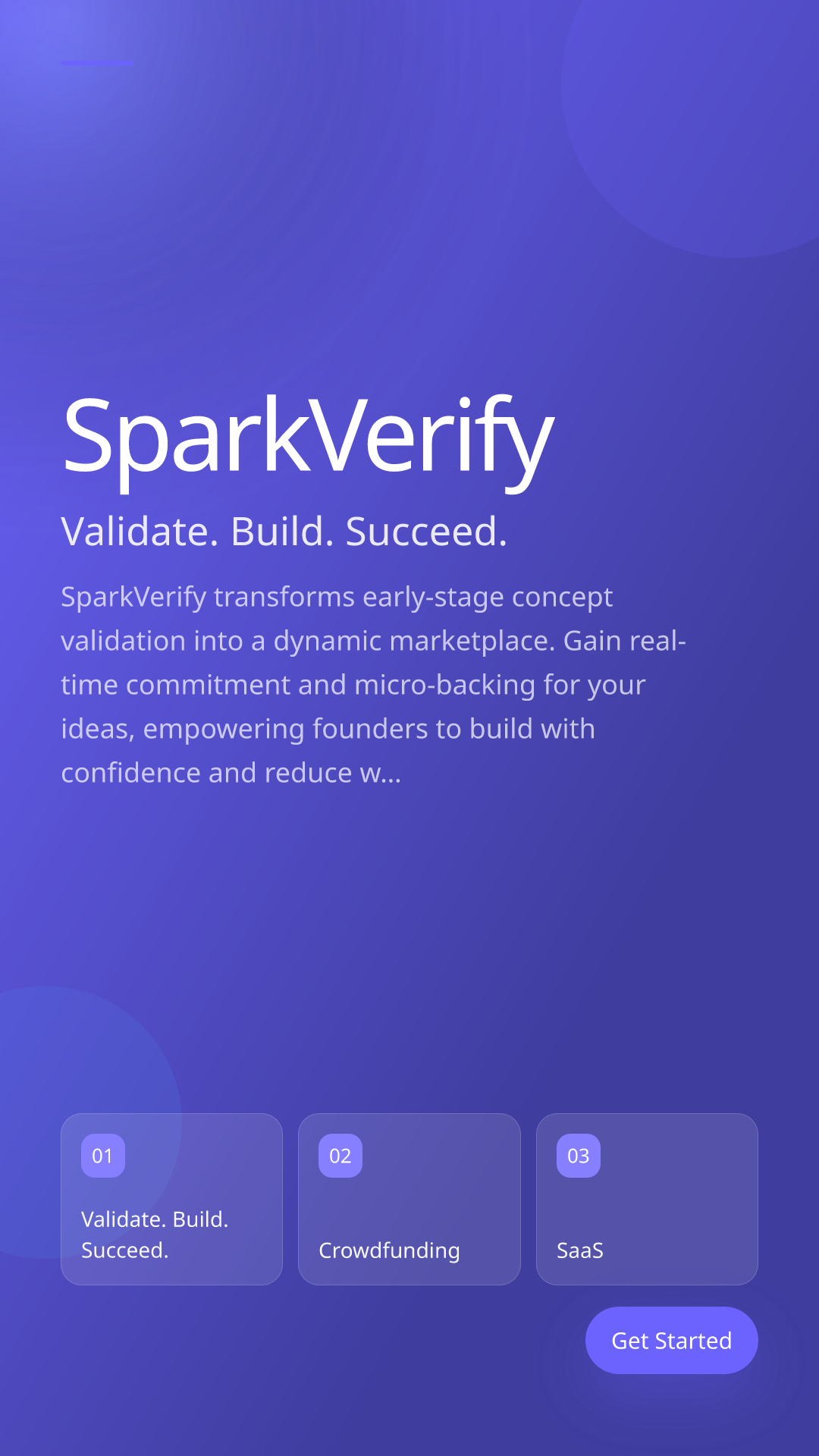 Validate. Build. Succeed.