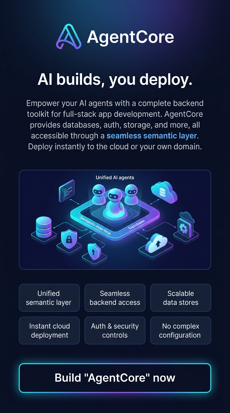 AI builds, you deploy.