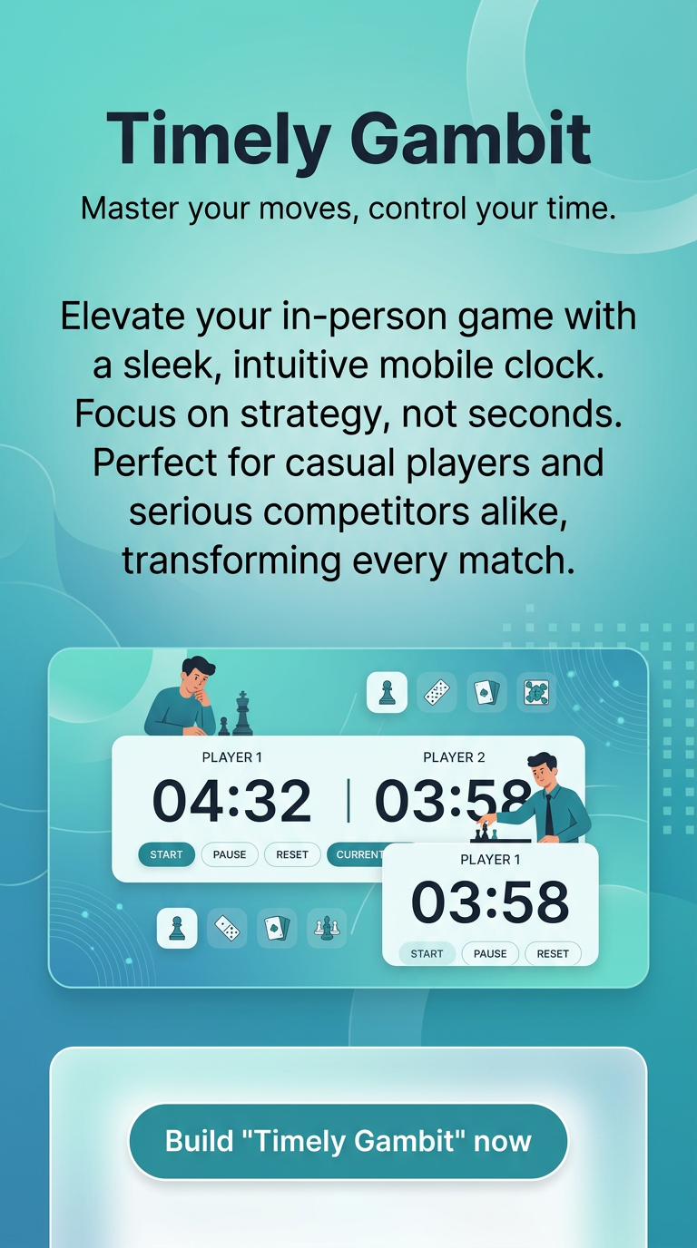 Master your moves, control your time.