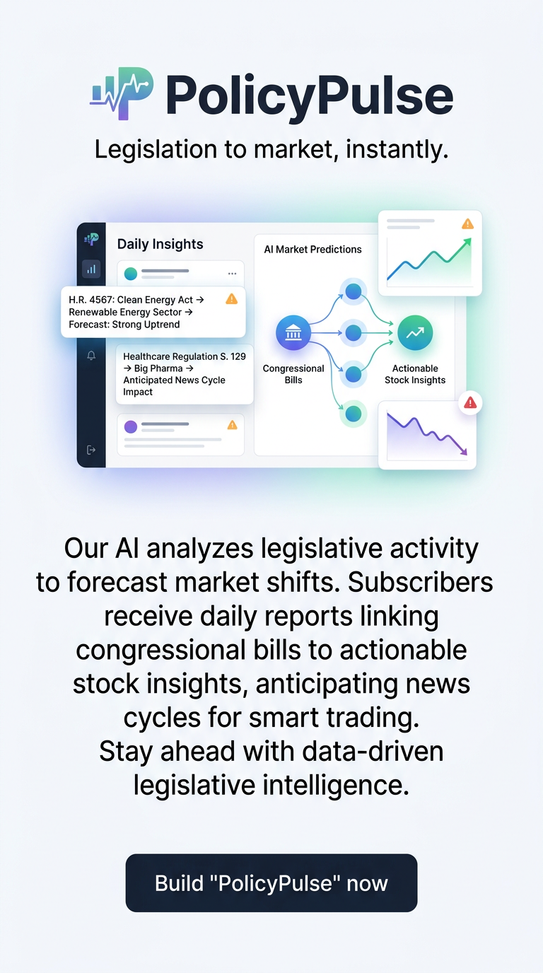 Legislation to market, instantly.