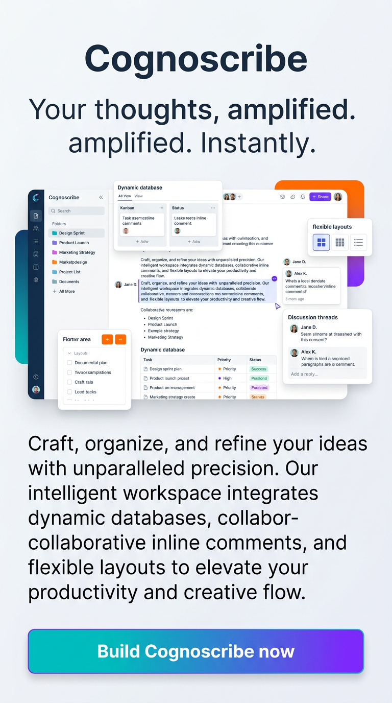 Your thoughts, amplified. Instantly.