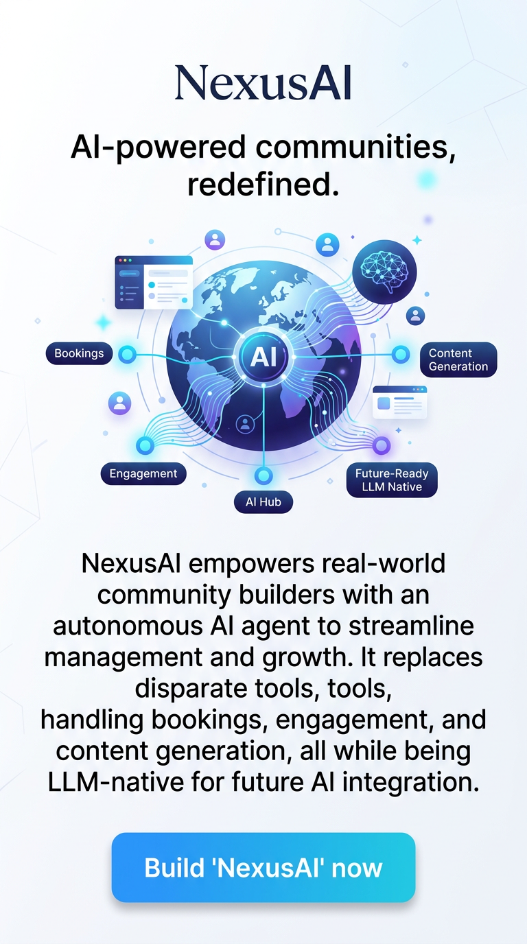 AI-powered communities, redefined.