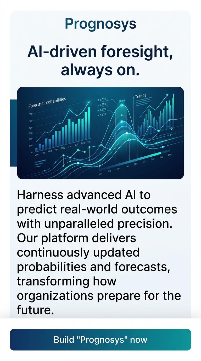 AI-driven foresight, always on.