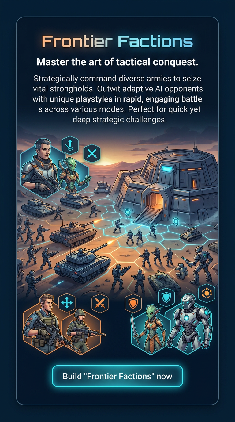 Master the art of tactical conquest.