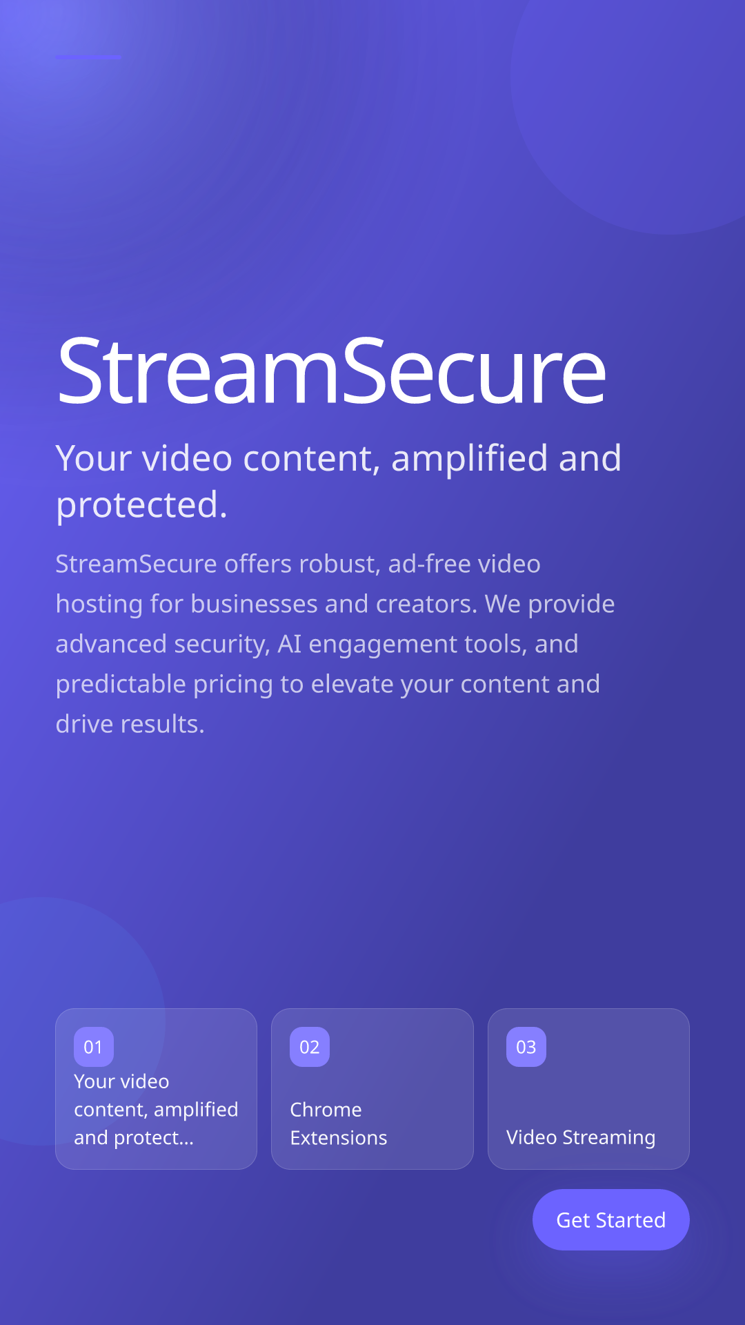 Your video content, amplified and protected.