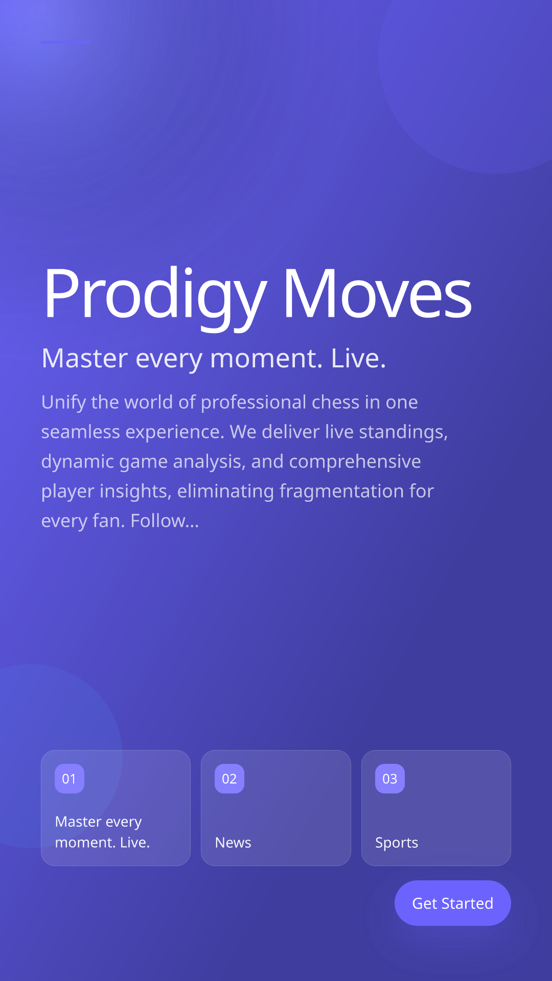 Master every moment. Live.