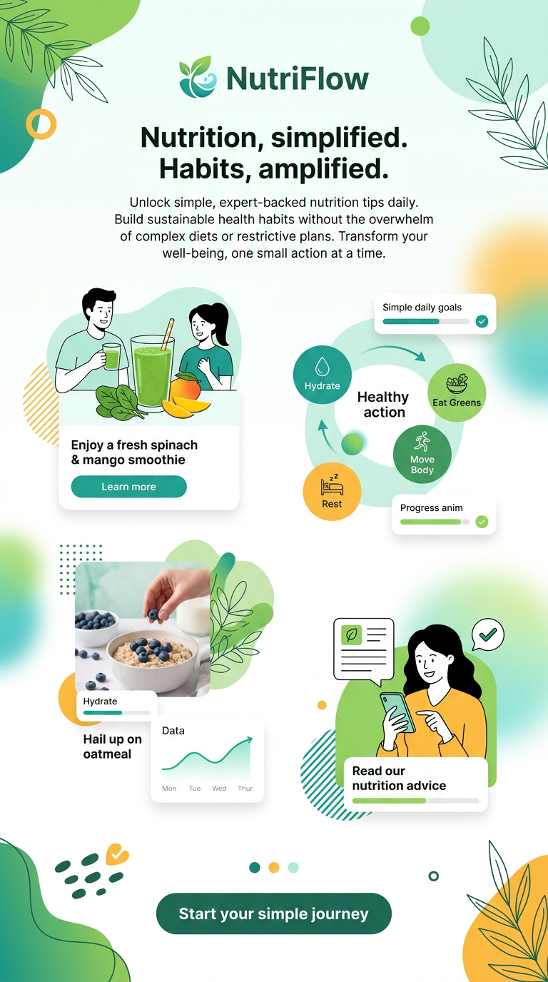 Nutrition, simplified. Habits, amplified.
