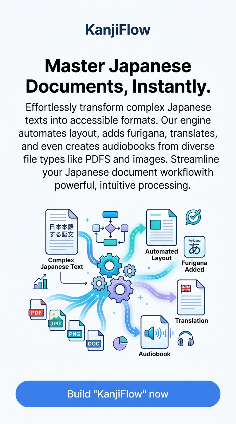 Master Japanese Documents, Instantly.