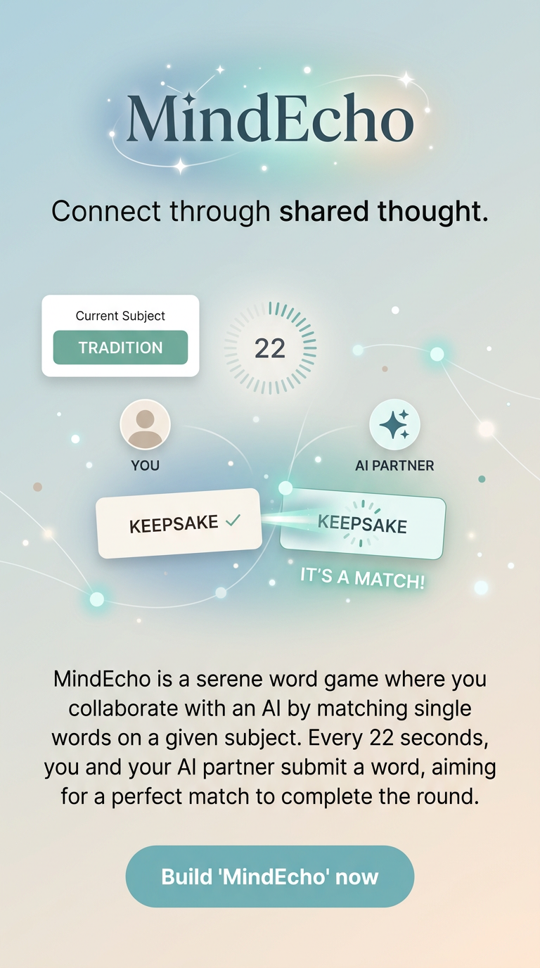 Connect through shared thought.
